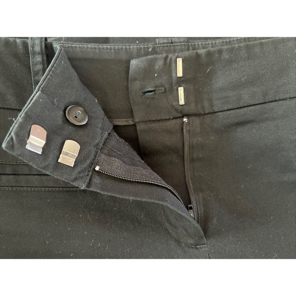 Zara Basic Women’s Black Pencil Skirt Front Slit Faux Pockets Size Medium EUC - Picture 7 of 8